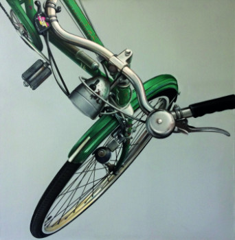 Œuvre contemporaine nommée « Portuguese bicycle », Réalisée par DIDIER VALLé