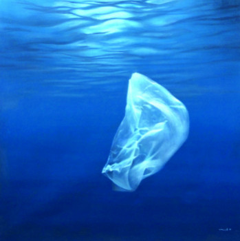 Œuvre contemporaine nommée « Plastic kills », Réalisée par DIDIER VALLé