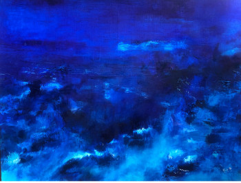 Œuvre contemporaine nommée « Les profondeurs », Réalisée par CLB ARTISTE
