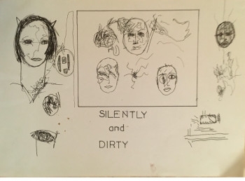 Œuvre contemporaine nommée « silently and dirty », Réalisée par DAVID SROCZYNSKI