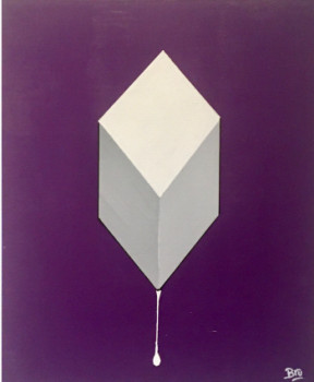 Œuvre contemporaine nommée « cube », Réalisée par BRU