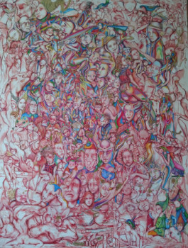 Œuvre contemporaine nommée « les ColoriMages », Réalisée par NADYN KUNTZ