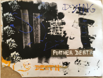 Œuvre contemporaine nommée « further death », Réalisée par DAVID SROCZYNSKI