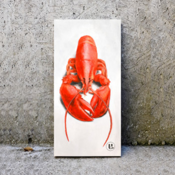 Œuvre contemporaine nommée « Nature morte au homard », Réalisée par BARON IS WOW