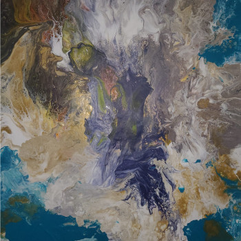 Œuvre contemporaine nommée « déesse de l'Olympe », Réalisée par VALéRIA MACH