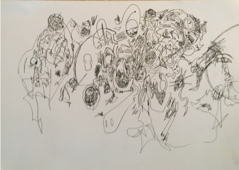 Œuvre contemporaine nommée « untitled 379 », Réalisée par DAVID SROCZYNSKI