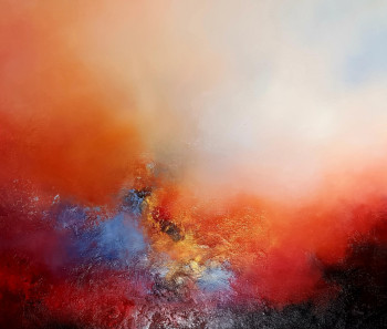 Œuvre contemporaine nommée « AU soleil couchant », Réalisée par LUCE 85