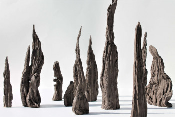 Œuvre contemporaine nommée « se dressent au ciel », Réalisée par STéPHANE PAILLOT