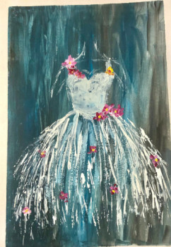 Œuvre contemporaine nommée « Princesse danseuse », Réalisée par SAFYA