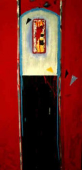 Œuvre contemporaine nommée « ROUGE  -2002 », Réalisée par GRéGORIO GUMINA