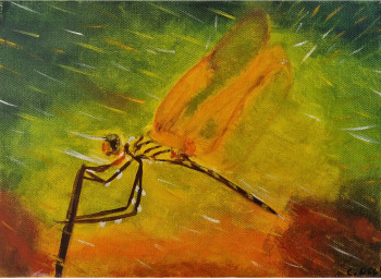 Œuvre contemporaine nommée « Transparence demoiselle », Réalisée par CATY OCCO