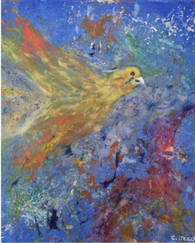 Œuvre contemporaine nommée « Rêve d oiseau », Réalisée par CATY OCCO