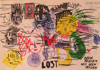 Œuvre contemporaine nommée « lost », Réalisée par DAVID SROCZYNSKI