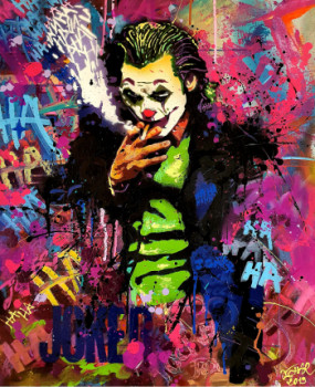 Œuvre contemporaine nommée « The JOKER », Réalisée par ICHARCREATION