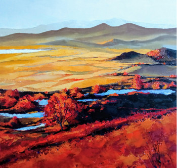 Œuvre contemporaine nommée « Autumn has come », Réalisée par CHEN XI