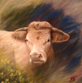 Œuvre contemporaine nommée « L' amour vache », Réalisée par FLORICA DRAGAN