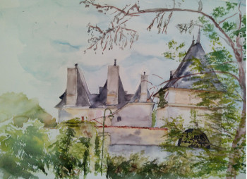 Œuvre contemporaine nommée « Bussac-les-Châteaux », Réalisée par BARTLET-DROUZY