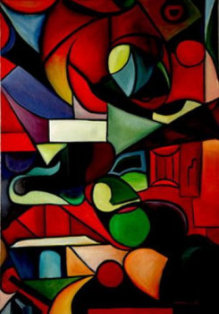 Œuvre contemporaine nommée « abstraction », Réalisée par AMARELY