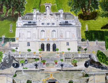 Œuvre contemporaine nommée « Linderhof », Réalisée par FRANCIS MICHOT