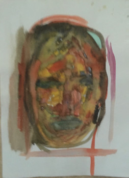 Œuvre contemporaine nommée « face 3 », Réalisée par DAVID SROCZYNSKI