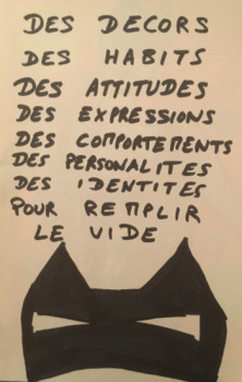 Œuvre contemporaine nommée « 'Look here junior, don't you be so happy And for Heaven's sake, don't you be so sad' », Réalisée par DAVID SROCZYNSKI