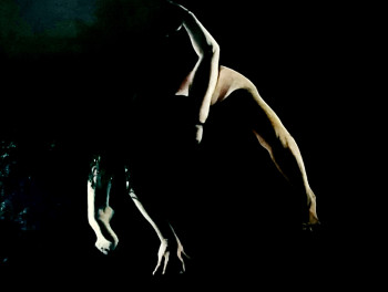 Œuvre contemporaine nommée « Danse de l'ombre », Réalisée par MOISE HAIEM
