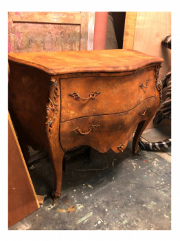 Œuvre contemporaine nommée « Rusty commode », Réalisée par PATINES D INTéRIEUR