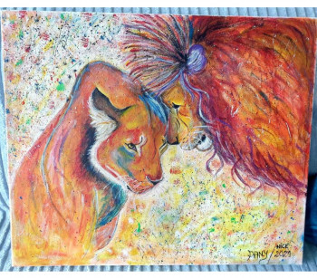 Œuvre contemporaine nommée « Lion », Réalisée par DANITO