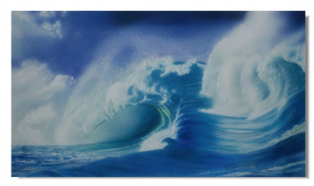 Œuvre contemporaine nommée « Vagues », Réalisée par PASCAL GRANGER