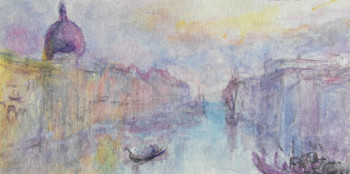 Œuvre contemporaine nommée « Venise d'après J.W.Turner », Réalisée par AMALIA MEREU