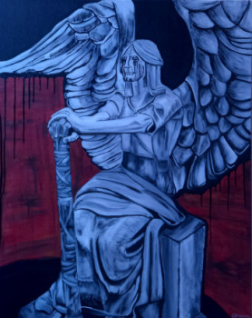 Œuvre contemporaine nommée « L'Ange de la mort victorieuse », Réalisée par SALOMé PERIGNON