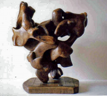 Œuvre contemporaine nommée « Civilisation IV (ou c'était un arbre)- 1973 », Réalisée par JEAN PIERRE  BERTAINA