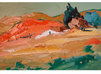 Œuvre contemporaine nommée « Mazet en Provence », Réalisée par ANDRE RAYMOND