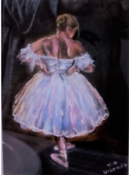 Œuvre contemporaine nommée « La Danseuse à l'échauffement », Réalisée par THIERRY VILTARD