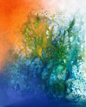 Œuvre contemporaine nommée « Fusion », Réalisée par CKHAïROS