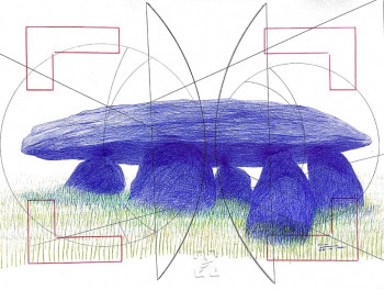 Œuvre contemporaine nommée « lieux mémoire lieux sacrés », Réalisée par FERREIRA-ROCHA  /  LUARFR