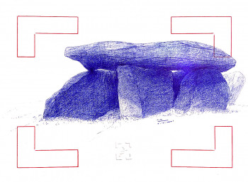 Œuvre contemporaine nommée « lieux de mémoire 2 », Réalisée par FERREIRA-ROCHA  /  LUARFR