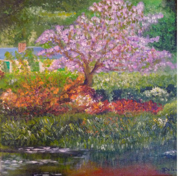 Œuvre contemporaine nommée « Jardin de Giverny de Claude Monet », Réalisée par PATRICIA DELEY