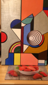 Œuvre contemporaine nommée « Abstract colors », Réalisée par MICKAEL SUREAU (MS)