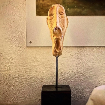 Œuvre contemporaine nommée « L'Homme qui souffre », Réalisée par CHRISTOPHE CARPENTIER