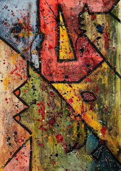 Œuvre contemporaine nommée « DESTRUCTURATION », Réalisée par CHRISTOPHE CARPENTIER