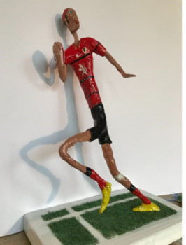 Œuvre contemporaine nommée « YO RUGBYMAN », Réalisée par CHRISTOPHE CARPENTIER