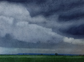 Œuvre contemporaine nommée « September sky », Réalisée par HARRY BARTLETT FENNEY