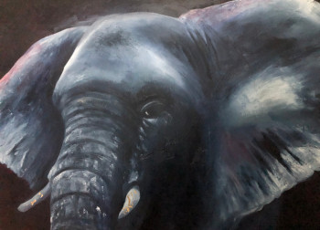 Œuvre contemporaine nommée « Elephant », Réalisée par VMB