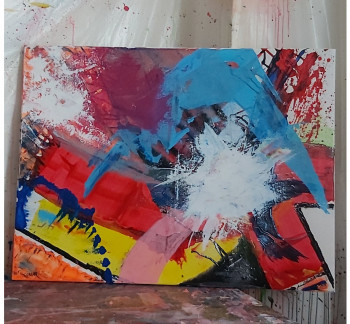 Œuvre contemporaine nommée « Tableau moderne abstrait », Réalisée par PATRICE PAINTING