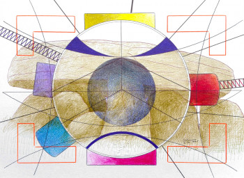 Œuvre contemporaine nommée « lieux mémoire lieux sacrés », Réalisée par FERREIRA-ROCHA  /  LUARFR