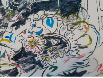Œuvre contemporaine nommée « Bouquet. », Réalisée par POLINA