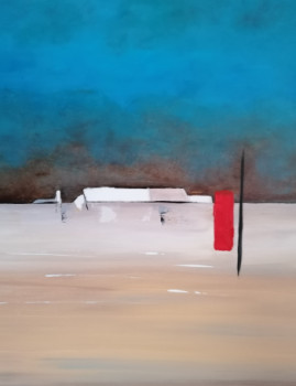 Œuvre contemporaine nommée « Abstrait n° 222 La vigie », Réalisée par FELJAZZ