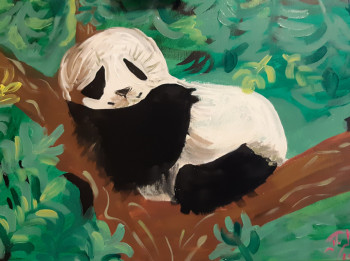 Œuvre contemporaine nommée « Panda. », Réalisée par POLINA