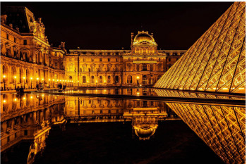 Œuvre contemporaine nommée « Reflet au Louvre », Réalisée par RJFOTOGRAPHIES
